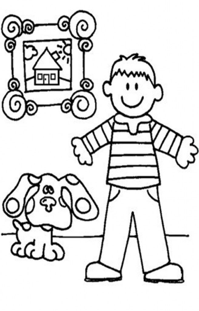 Free printable blues clues coloring pages for kids coloring pages for boys blues clues coloring pages for kids