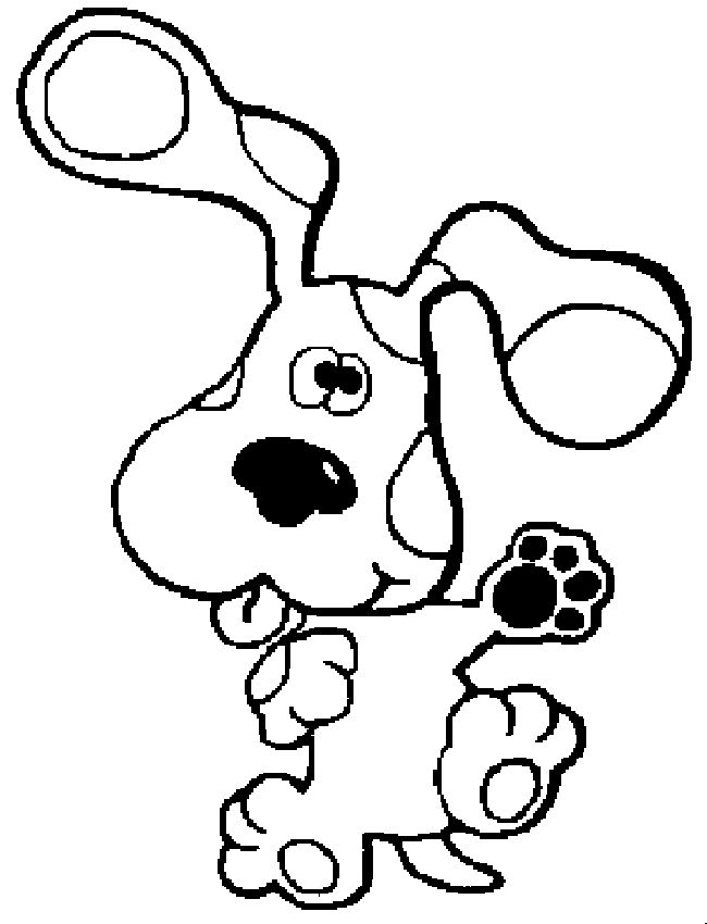 Blue s clues fun party supplies print blues clues coloring pictures coloring pages for kids dragon coloring page dog coloring page