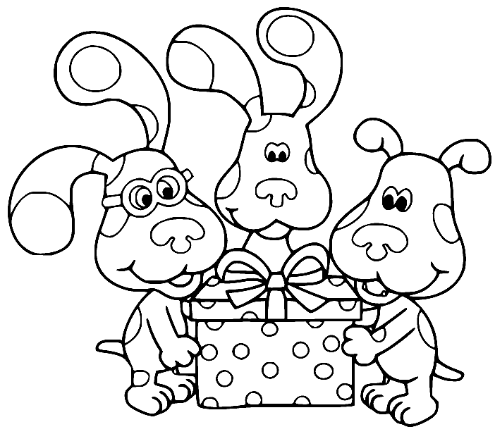Blues clues coloring pages printable for free download