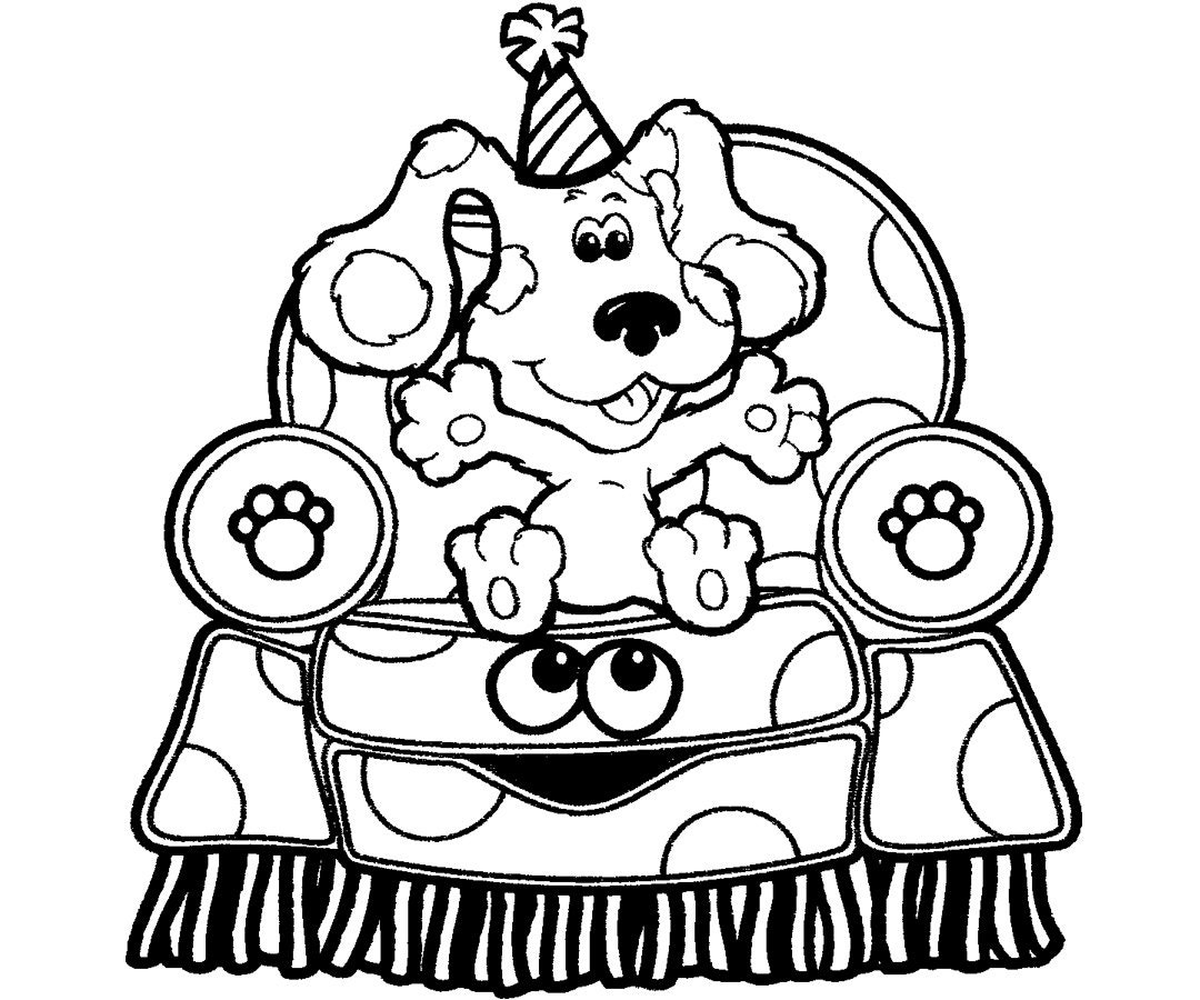 Blues clues coloring