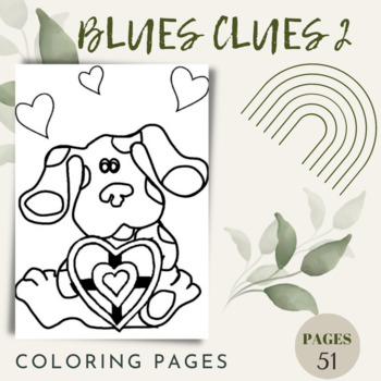 Get creative with blues clues coloring pages v