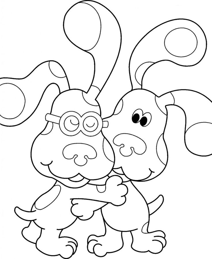 Free printable blues clues coloring pages for kids nick jr coloring pages coloring pages for kids free coloring pages