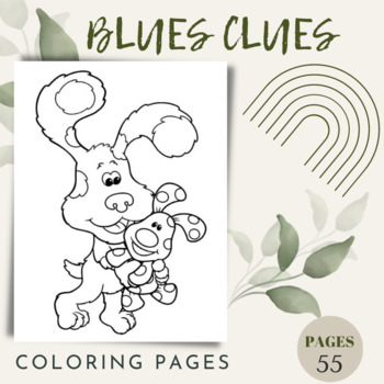 Get creative with blues clues coloring pages v