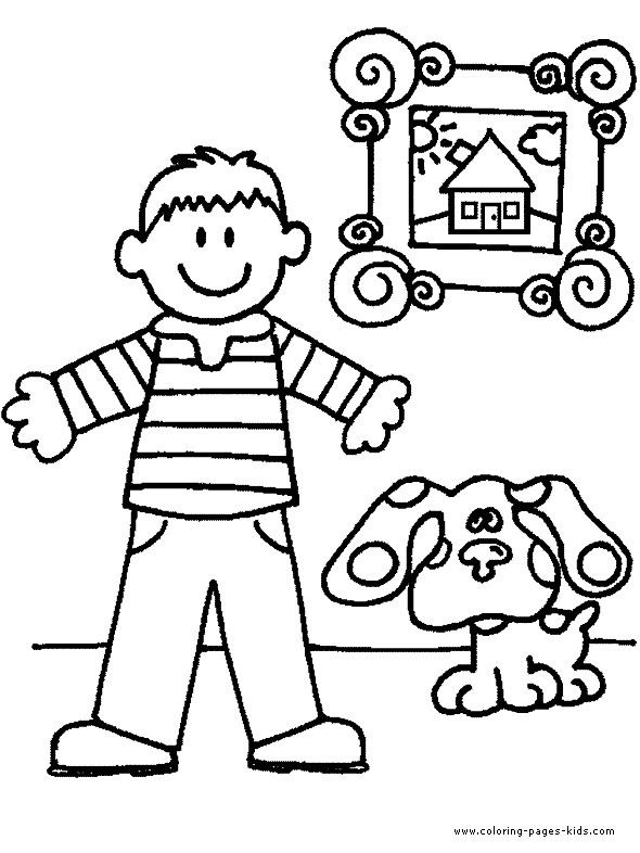 Blues clues color page