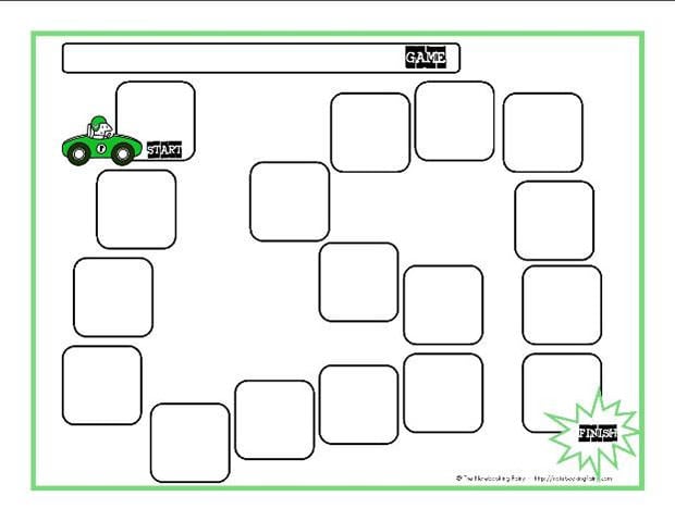 Blank board game