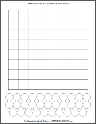 Diy checkers