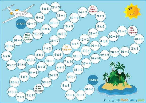 Free printable math games for kids pdf