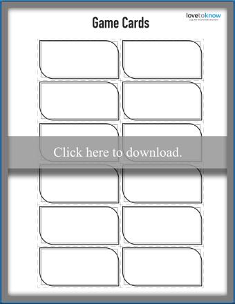Create your own printable board game a step