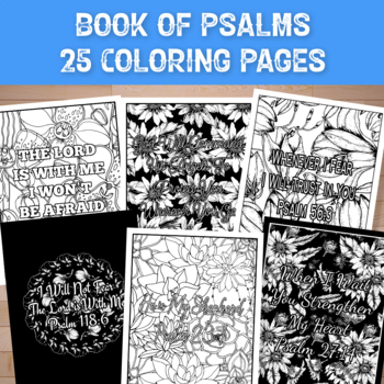 Book of psalms coloring pages printable pdf download pages by ascendprints