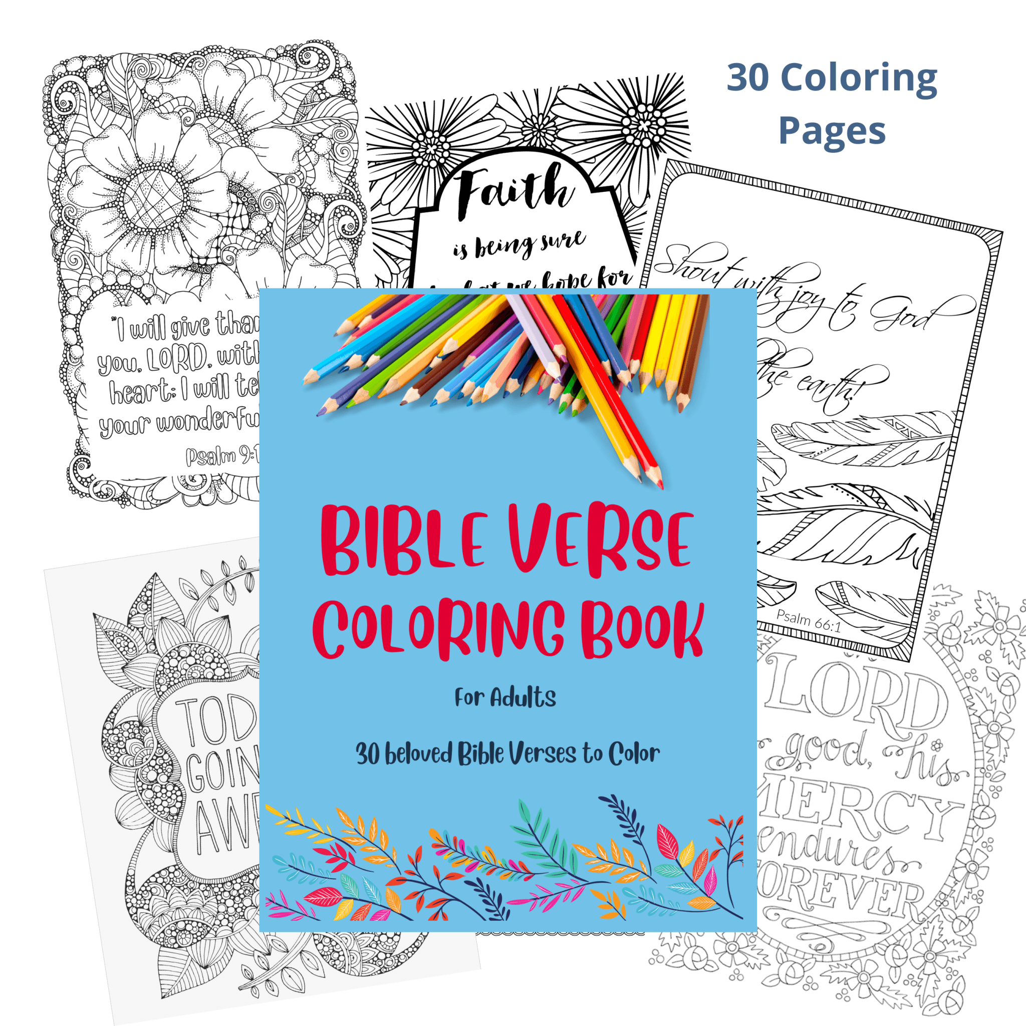Bible verse coloring book download â blessed be boutique