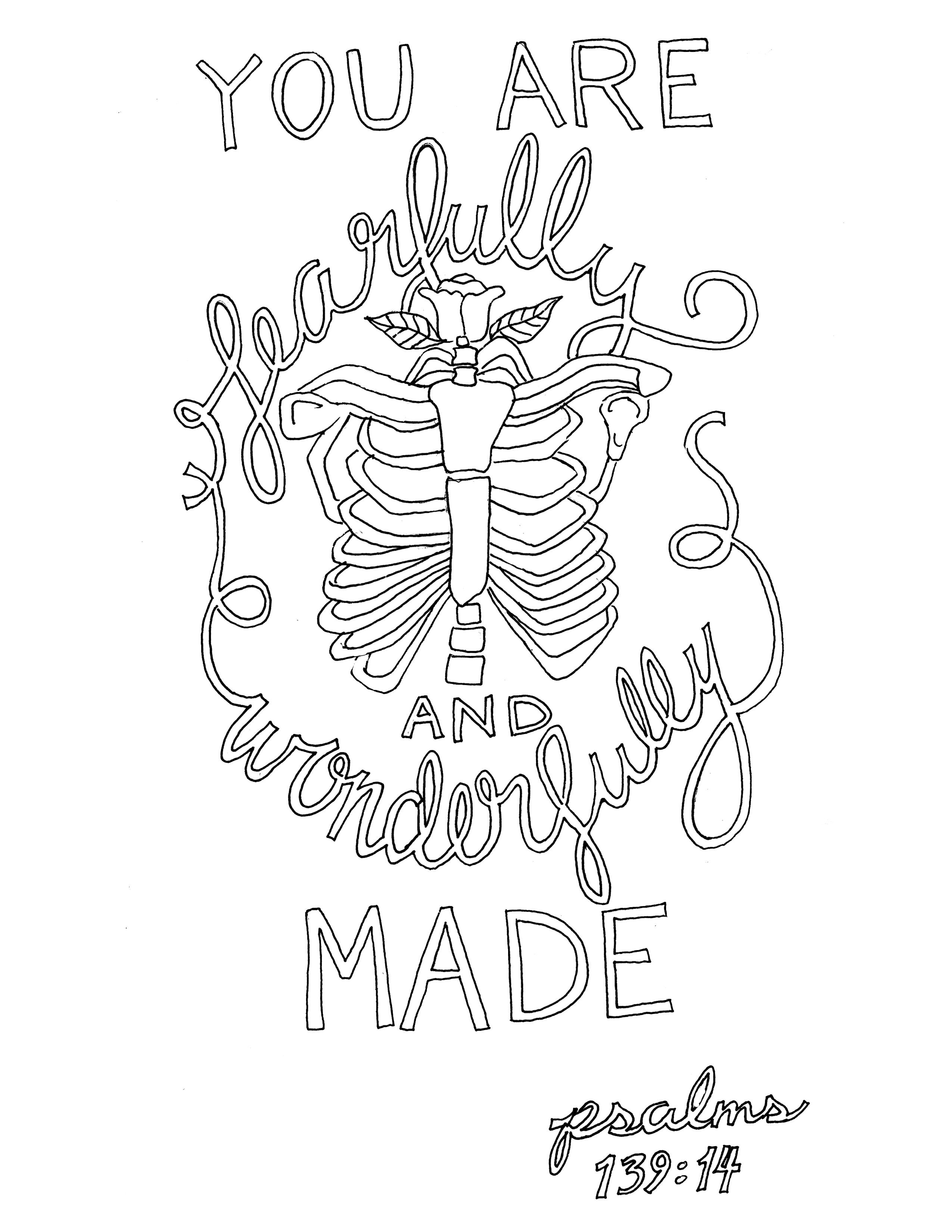 Psalm coloring page â from victory road
