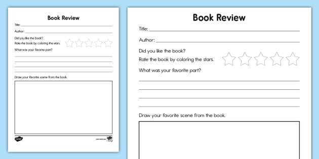 Book review template