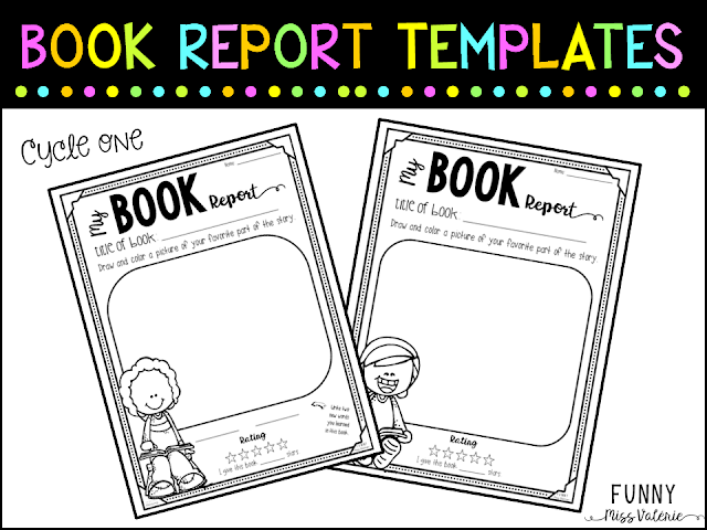 Funny miss valãrie book report templates