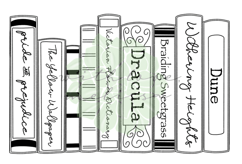 Free printable bookish coloring pages â with love melissa