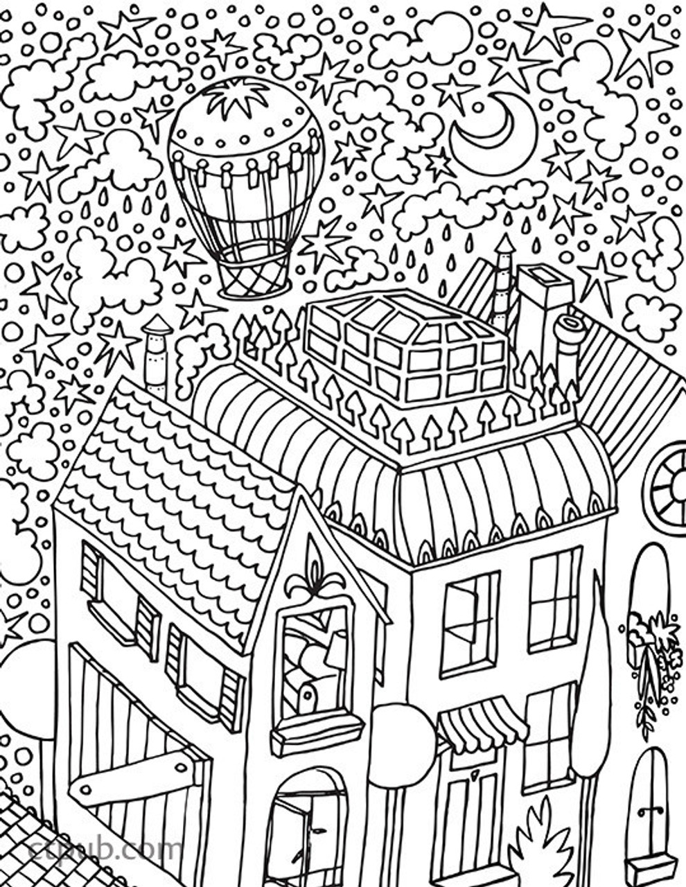 Off the bookshelf coloring book weirdly wonderful designs to color for fun relaxation illustrated by samarra khaja