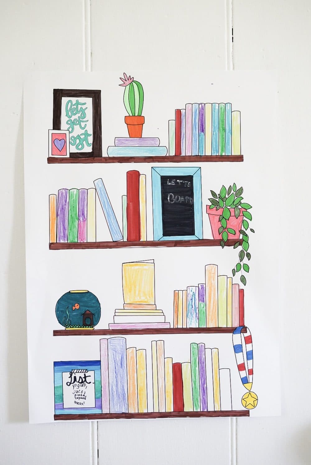 Free printable book log coloring page