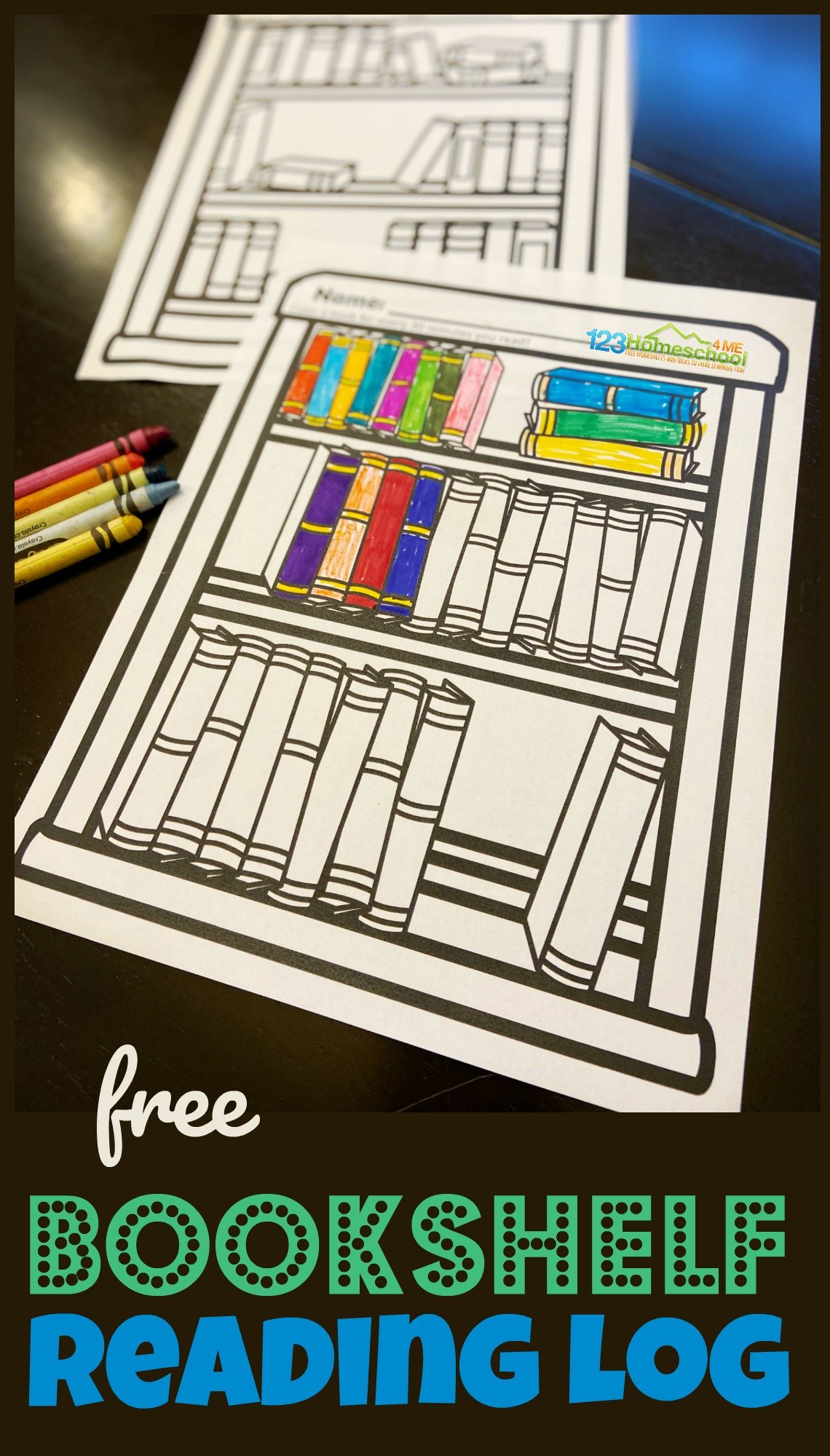 Ð free bookshelf reading log printable