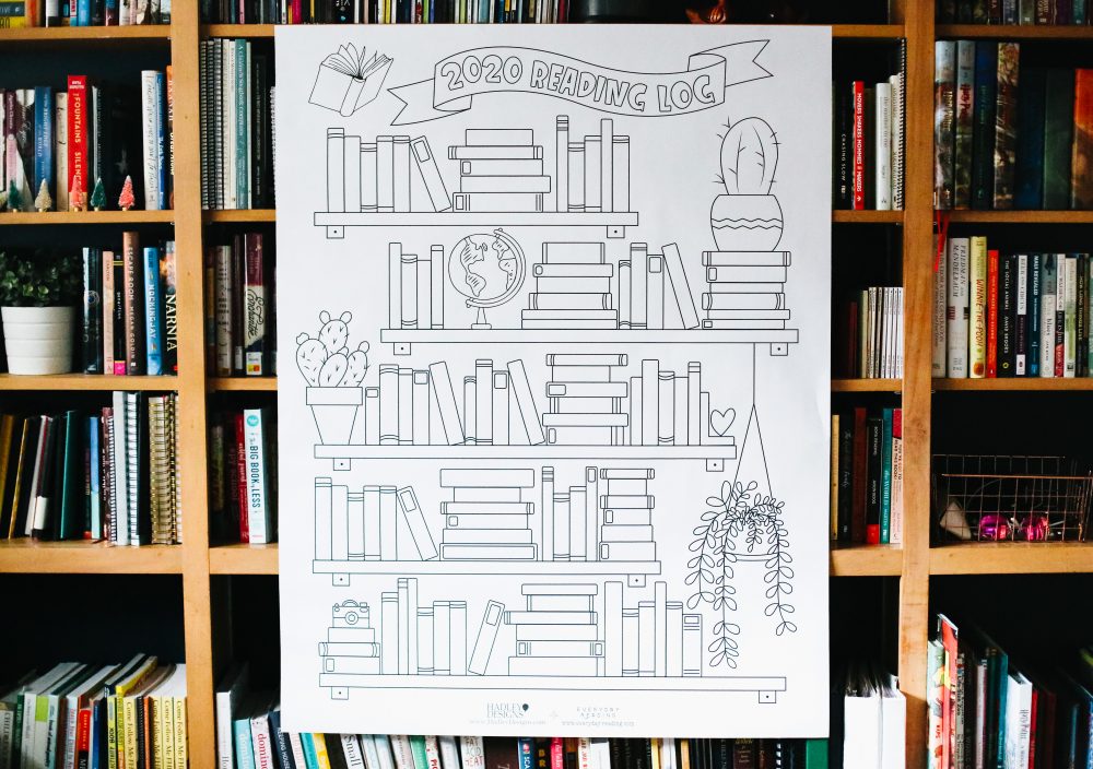 Reading log coloring page â do it and how