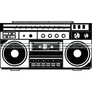 Boombox printable