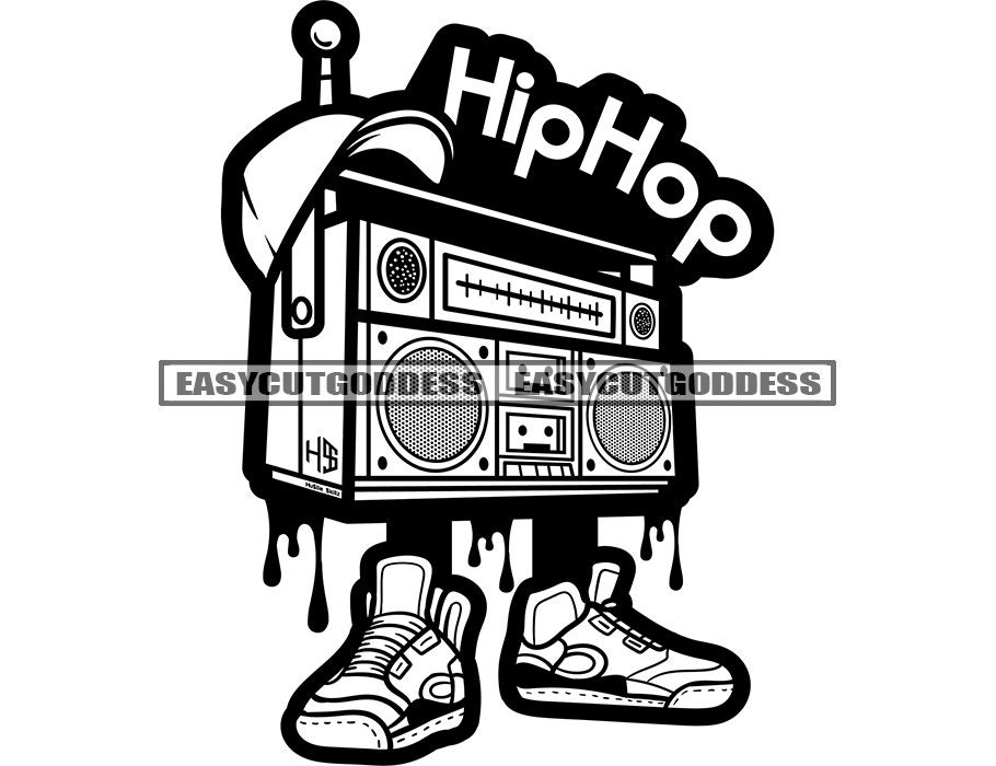 Boombox printable