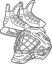 Logo of boston bruins coloring page