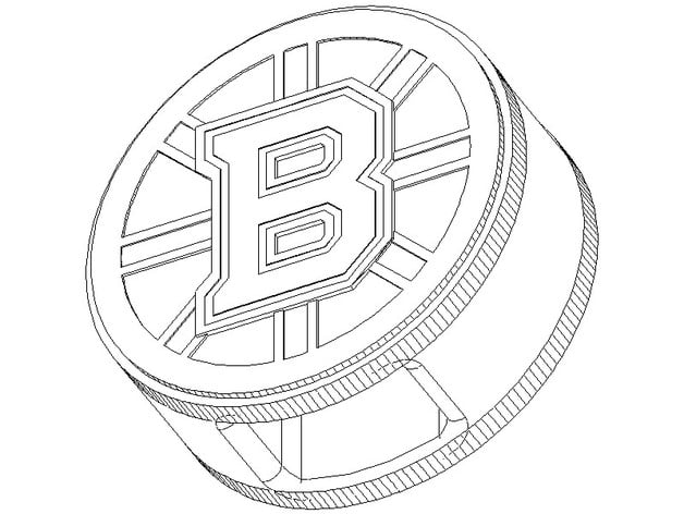 Bruins walking stick handle for hockey stick by rkevinball