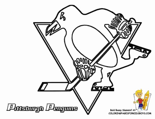 Free printable hockey coloring pages