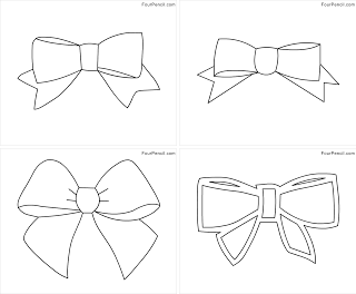 Free printable bow coloring pages for kids â