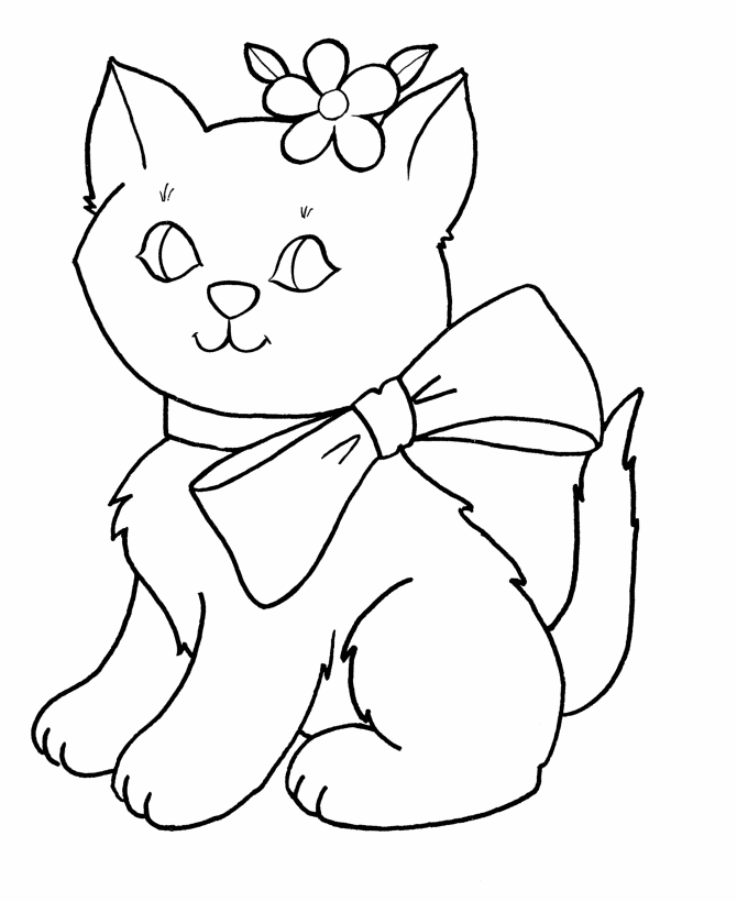 Bows coloring pages