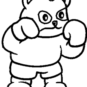 Boxing coloring pages printable for free download