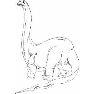 Brachiosaurus coloring page