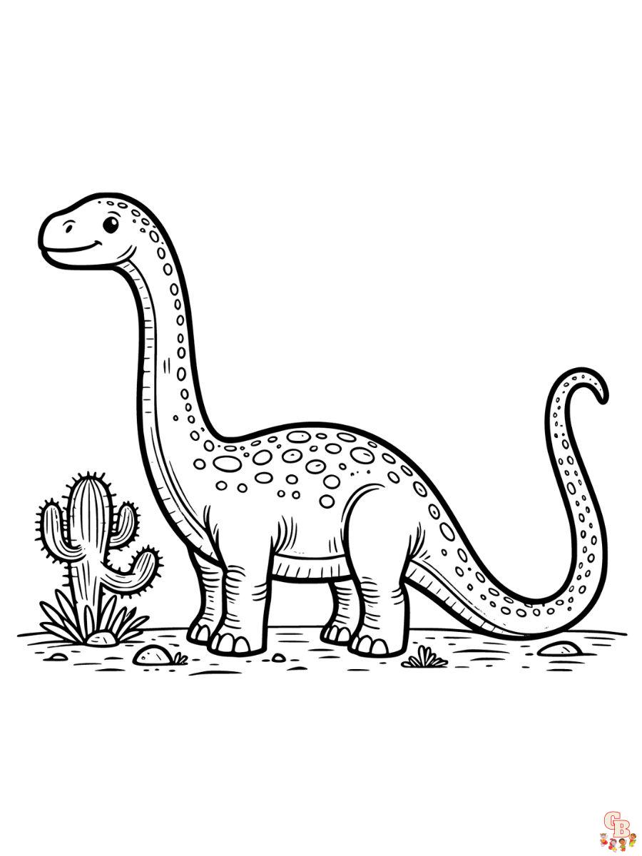 Explore the prehistoric world with free dinosaur coloring pages