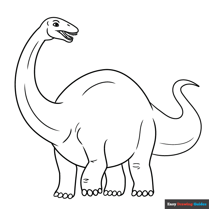 Free dinosaur coloring pages for kids