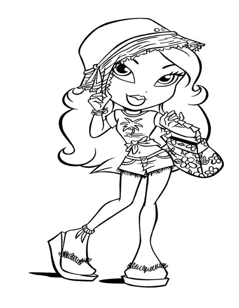 Get free bratz coloring pages witch coloring pages printable coloring book cute coloring pages