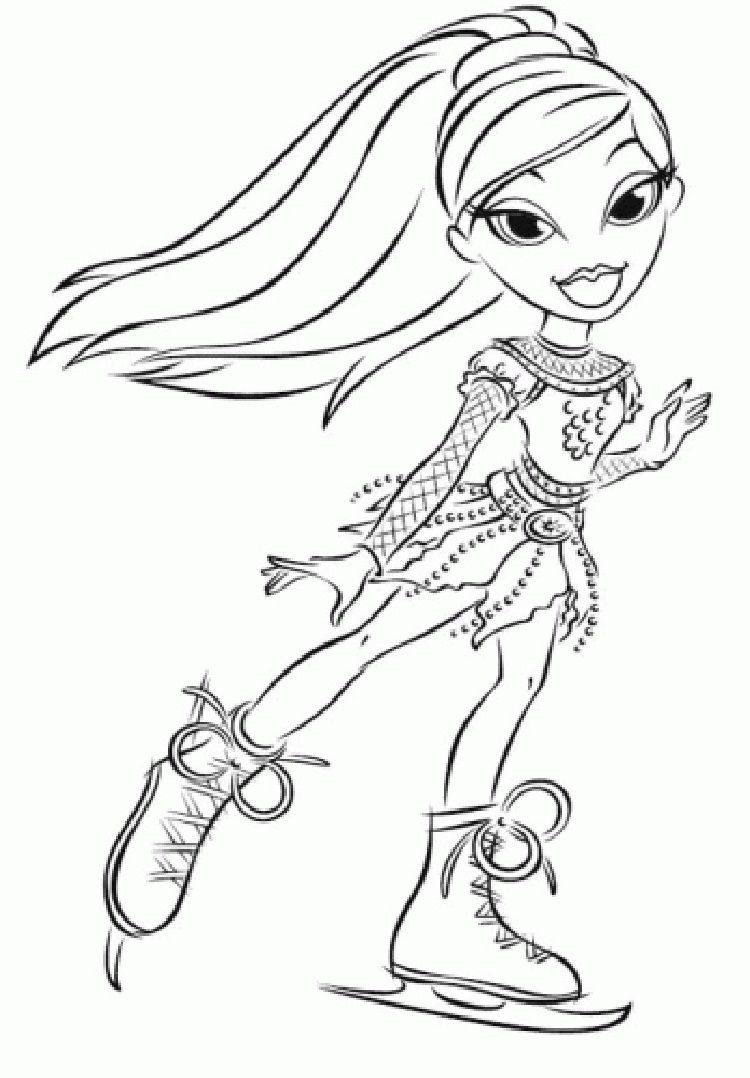 Free printable bratz coloring pages for kids muãecas bratz pãginas para colorear pãginas para colorear de princesa