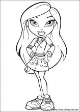 Bratz coloring pages on coloring