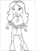 Bratz coloring pages free coloring pages