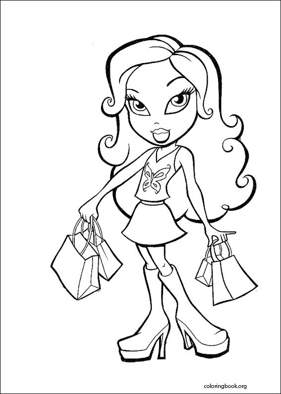 Bratz coloring page