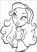 Bratz coloring pages free coloring pages