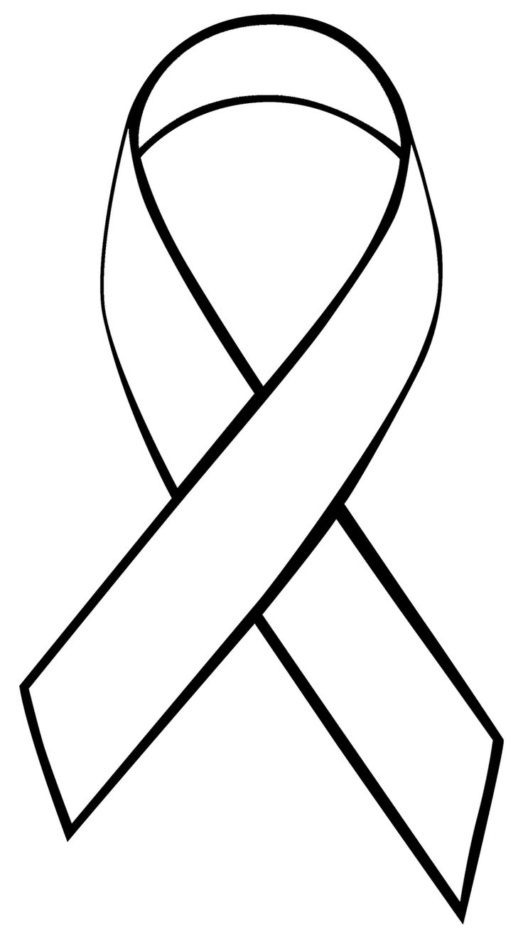 Free printable awareness ribbon template