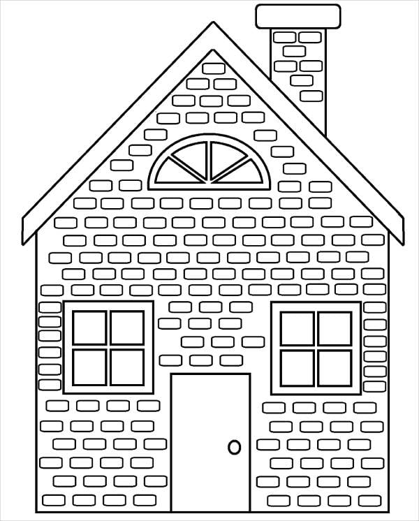 House coloring pages