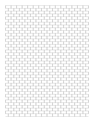 Brick graph paper generator