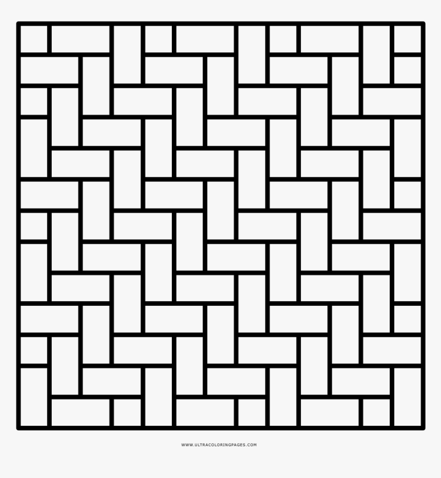 Brick wall coloring page
