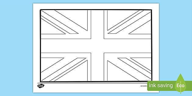 Ð union jack flag template activities