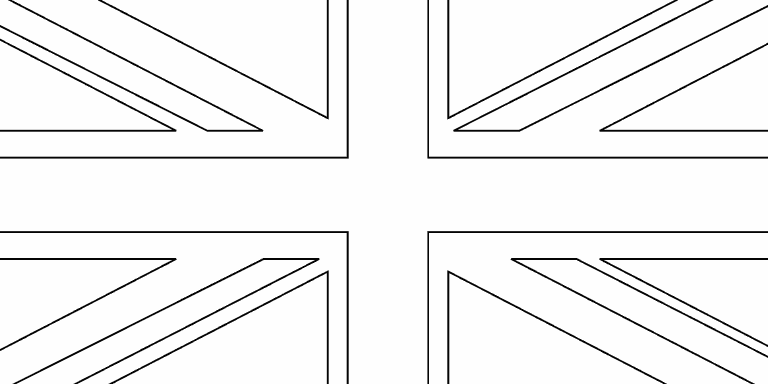 Free coloring page may united kingdom flag