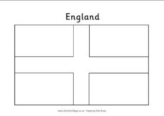 England flag louring page