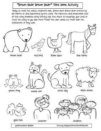 Brown bear brown bear activities â patties classroom