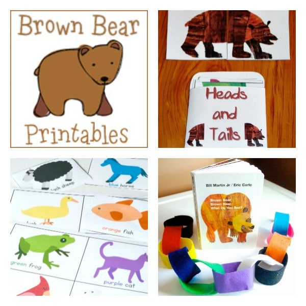 Brown bear brown bear activities for preschoolers