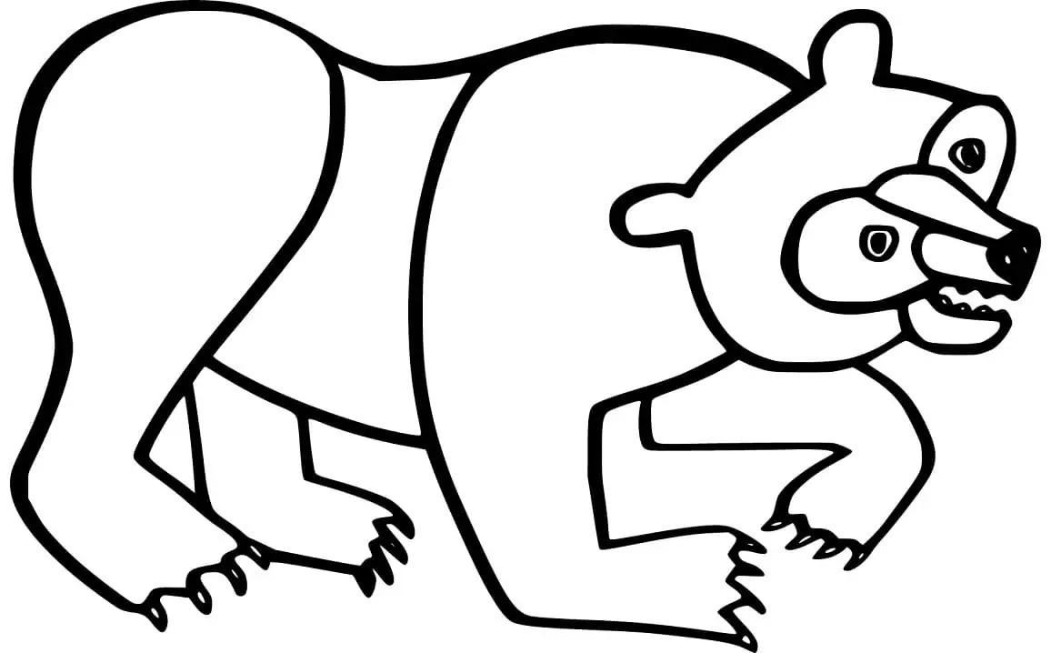 Brown bear coloring pages