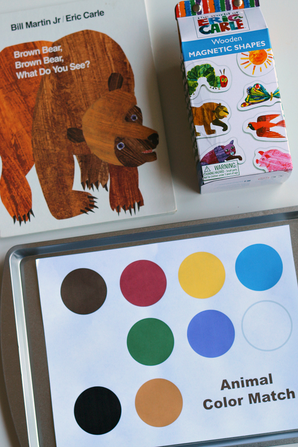 Color matching activity for brown bear brown bear what do you see free printable